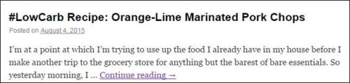Orange-Lime Marinade Recipe | LowCarbKaye.com